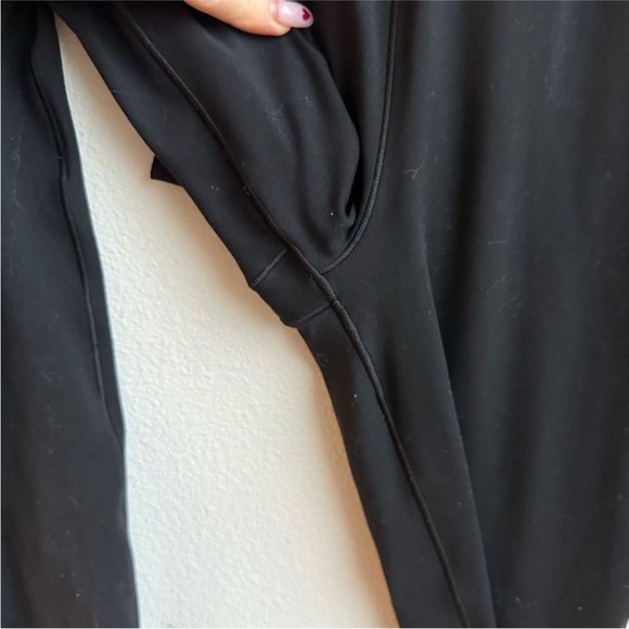 Offline by AERIE Real Me Black Bodycon Jumpsuit Cross Back Strappy Size Small - Picture 5 of 9